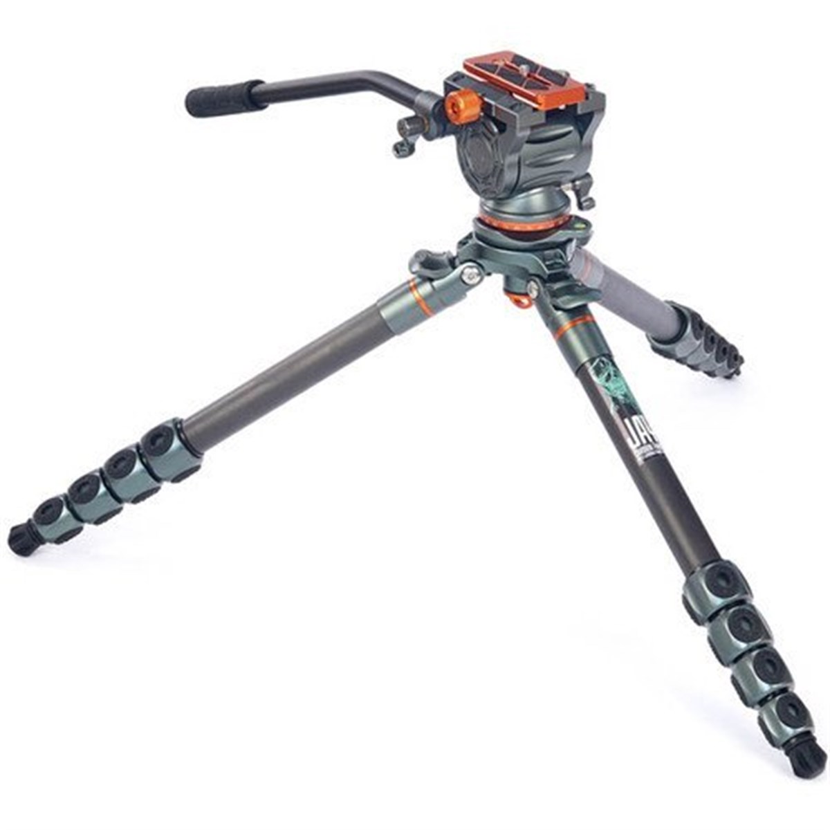3 Legged Thing Legends Jay Carbon Fiber Levelling Base Tripod Sistemi ve AirHed Cine Arca Kafa