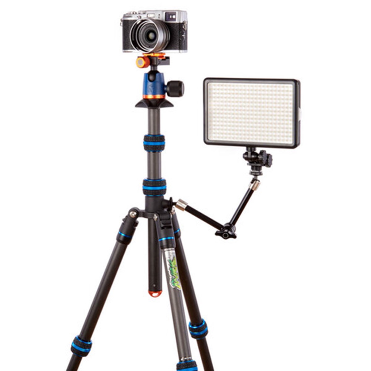 3 Legged Thing Punks Brian Carbon Fiber Tripod + Airhed Neo Ball Head (Blue)