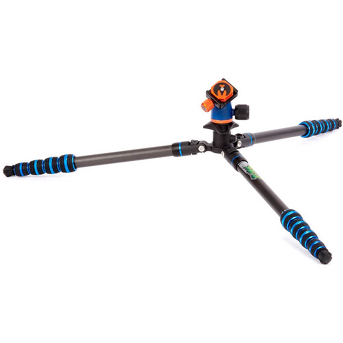 3 Legged Thing Punks Brian Carbon Fiber Tripod + Airhed Neo Ball Head (Blue)