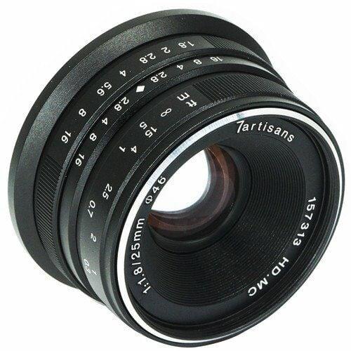 7artisans 25mm F1.8 Manual Focus Prime Fixed Lens Sony (E-Mount)