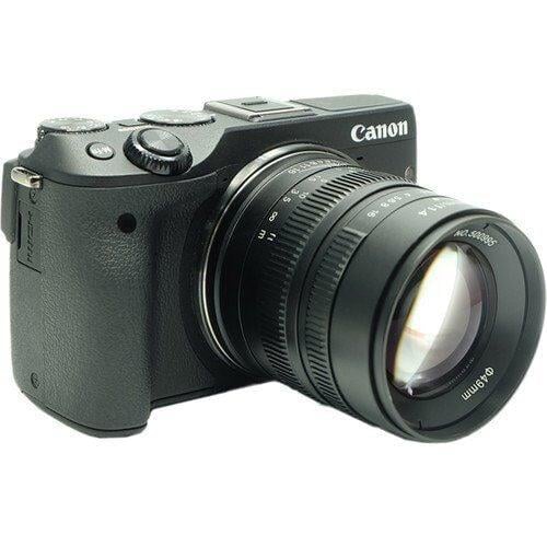 7artisans 55mm F/1.4 APS-C Manual Fixed Lens (Eos-M Mount)