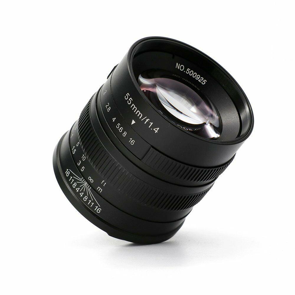 7artisans 55mm F/1.4 APS-C Manual Fixed Lens (M43-Panasonic Olympus Mount)