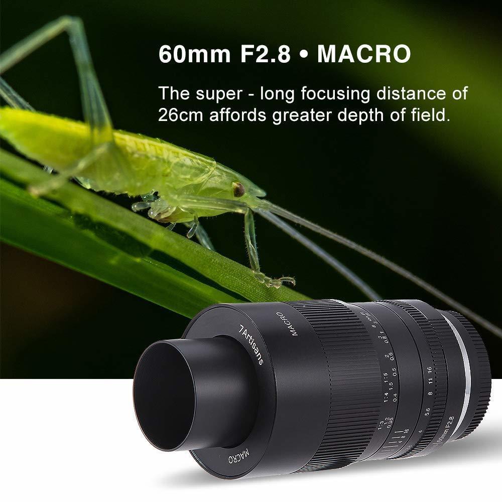 7artisans 60mm F2.8 Macro APS-C Lens Canon ( EOS M-Mount)
