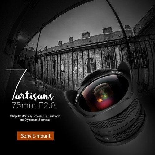 7artisans 7.5mm F2.8 APS-C Fisheye Fixed Lens (Canon EOS-M Mount)