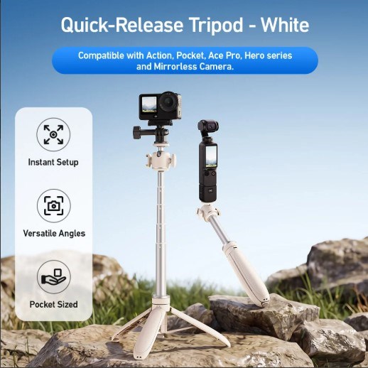 Aksiyon Kameralar için Mini Selfie Çubuğu & Tripod