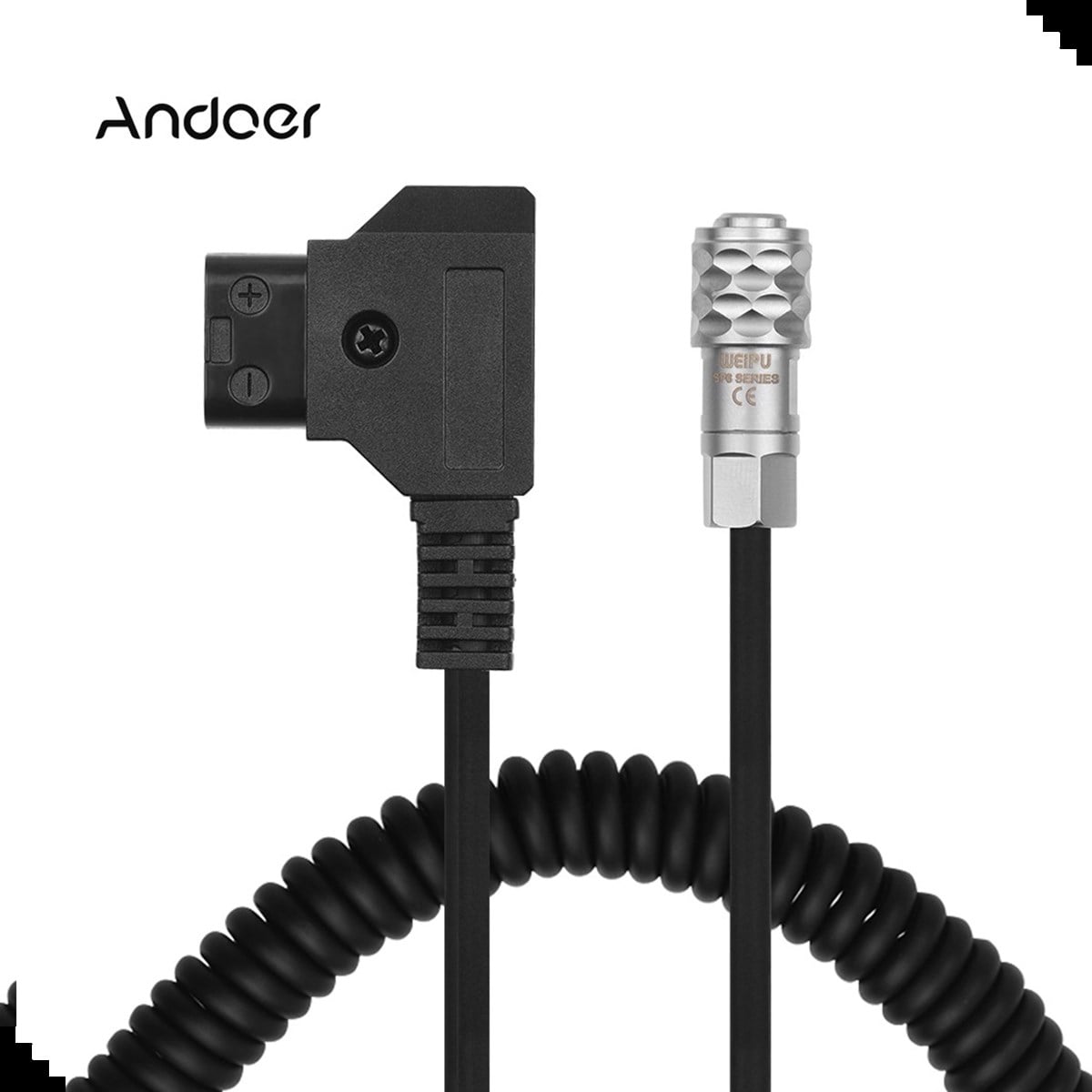 Andoer D-Tap BMPCC 4K 6K 2 Pinli Güç Kablosu D7227