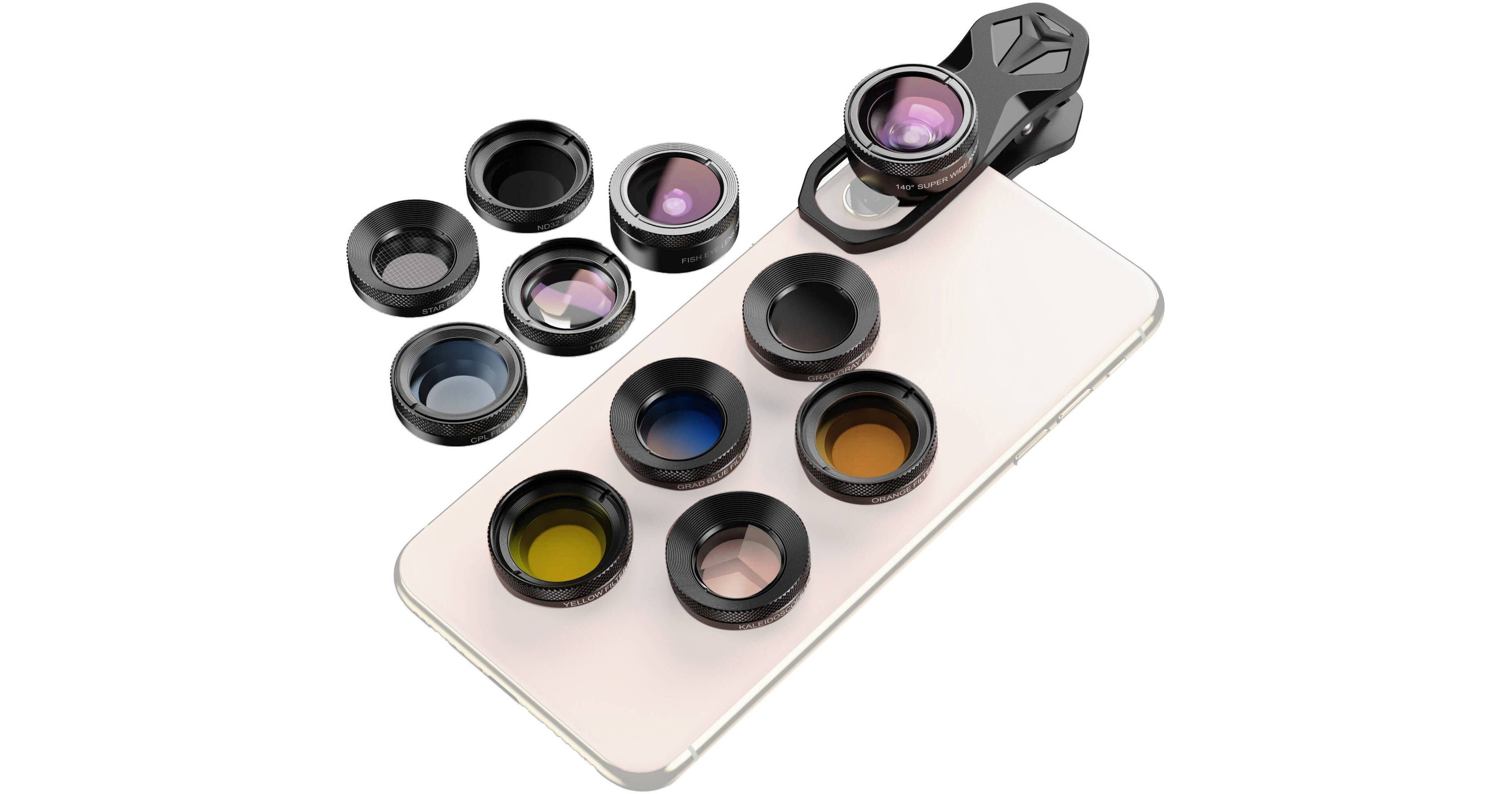APEXEL 11'i 1 Arada Cep Telefonu  İphone & Android İçin Akıllı Telefon Lens Kiti