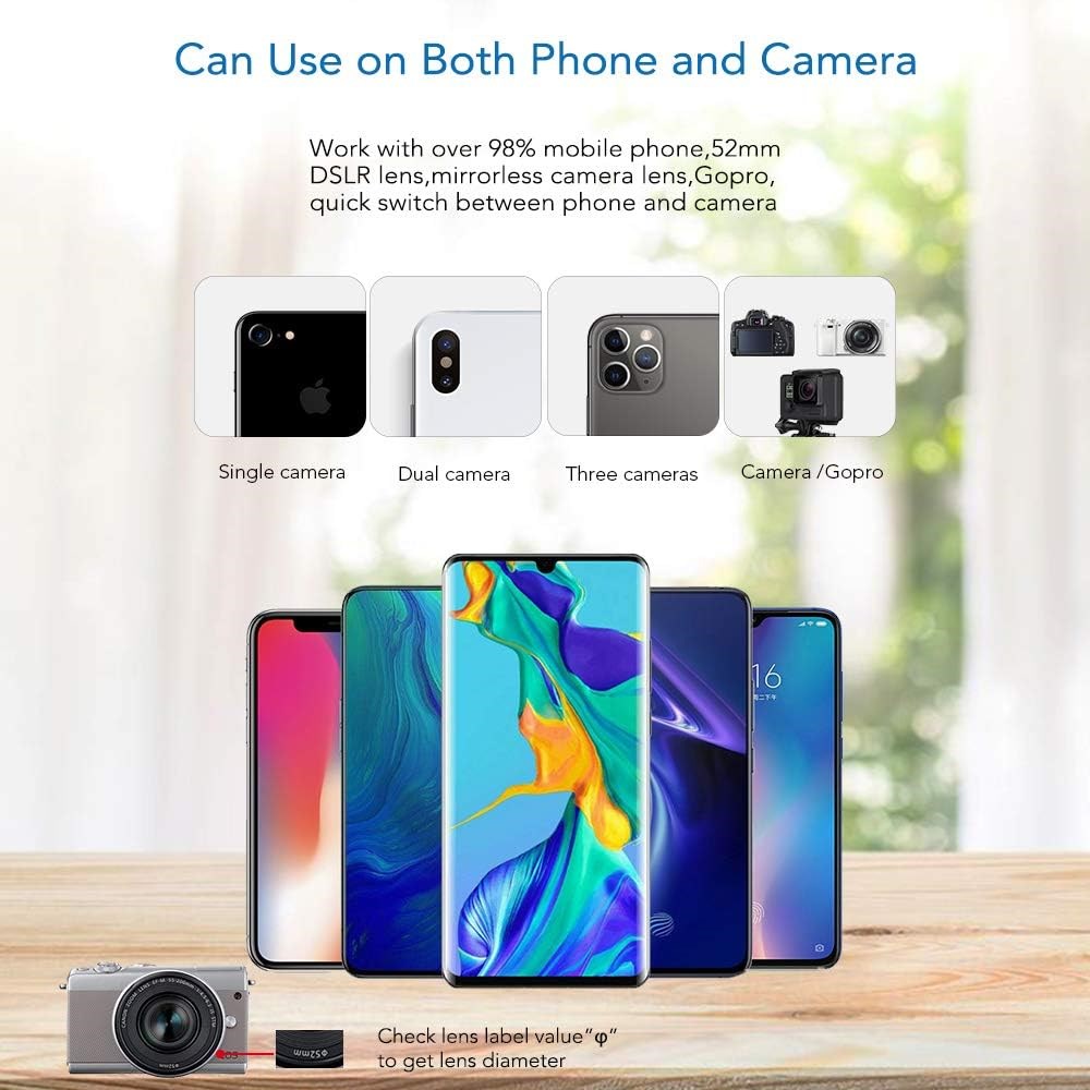 Apexel 7 in 1 HD Lens & Filtre Kit