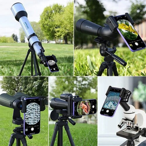 Apexel Dürbün/Mikroskop/Teleskop İçin Iphone Adaptör