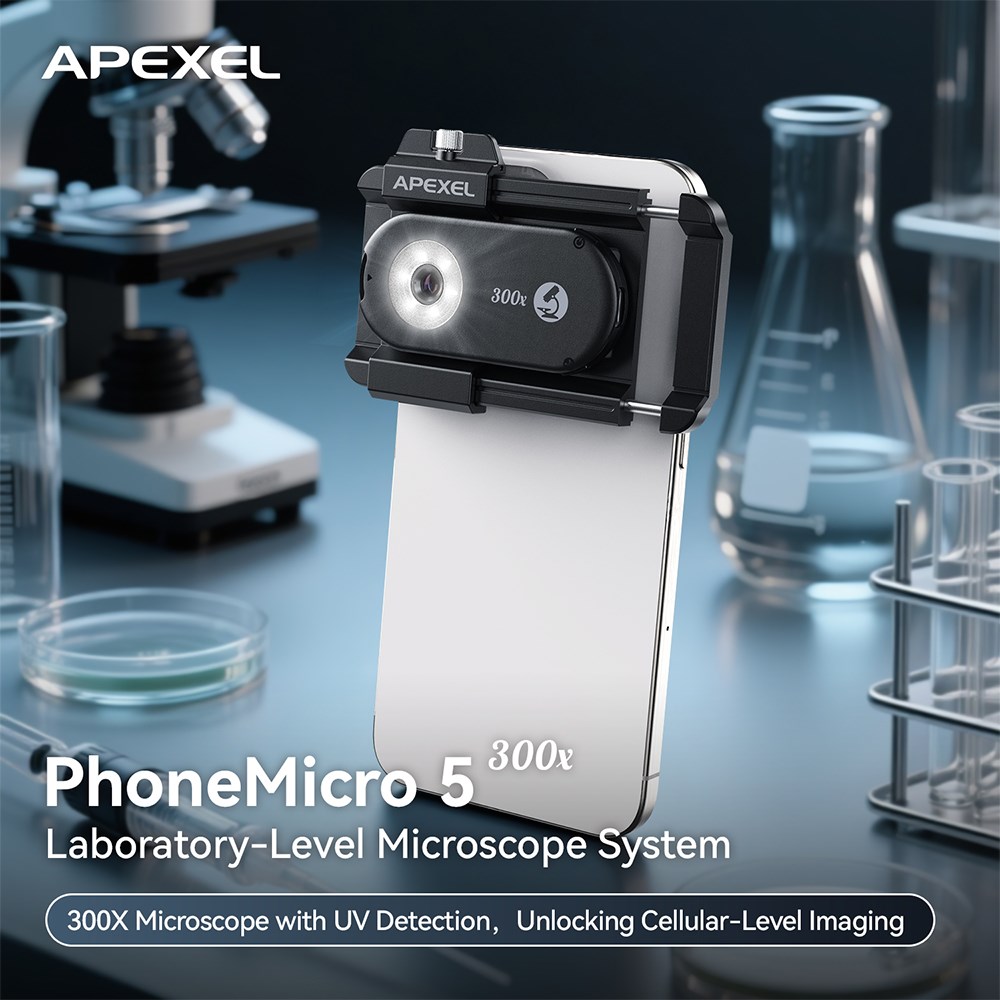 Apexel PhoneMicro 300X Mikroskop Lensi