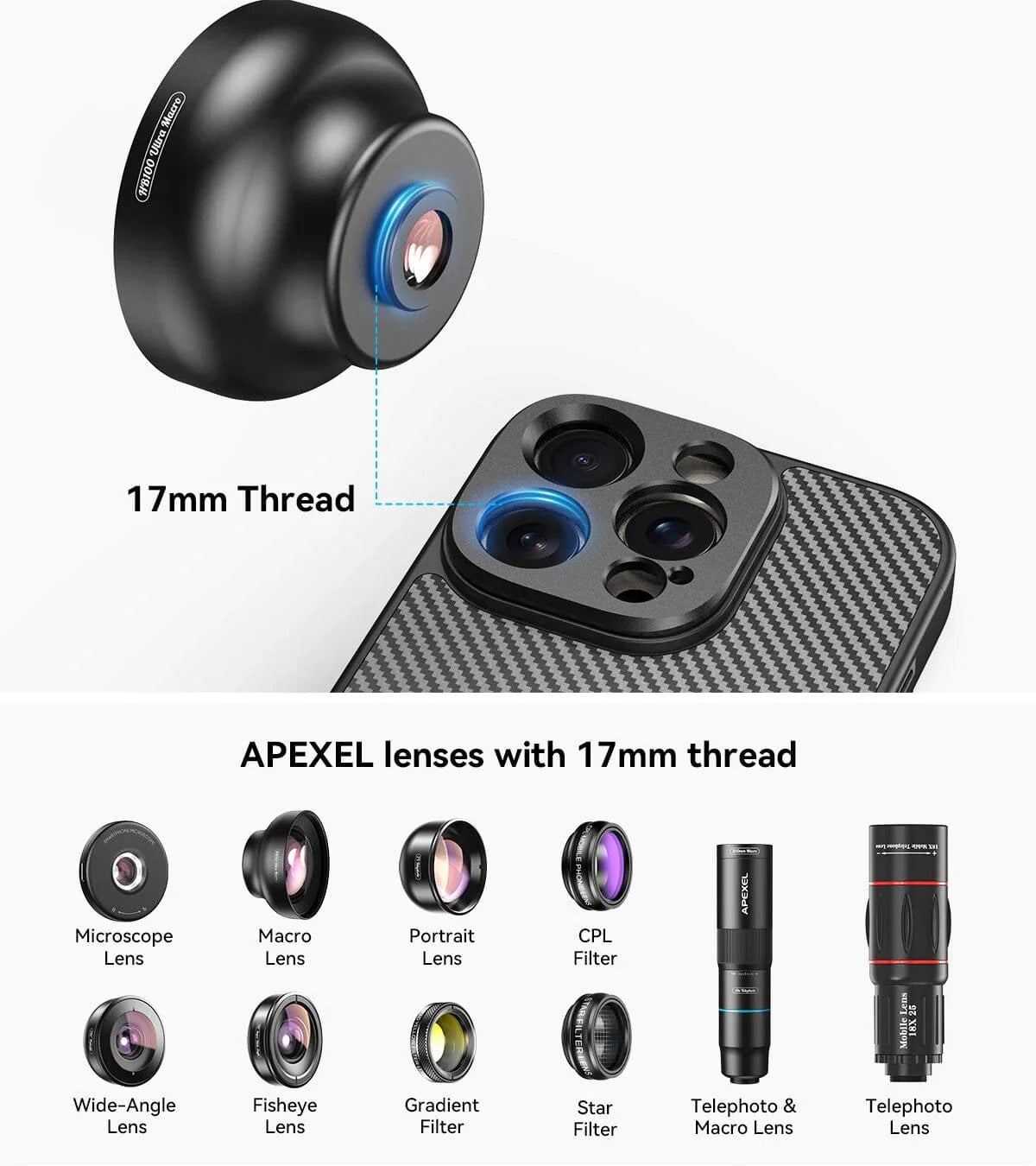 Apexel Telefon Tutucu