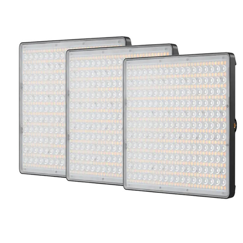 Aputure Amaran P60c 3'lü RGB LED Panel Işık Ayaklı Kit