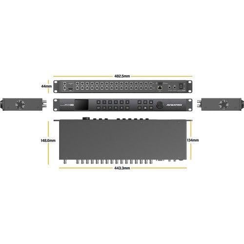 AVMatrix MMV1630 Multiviewer and Matrix Switcher