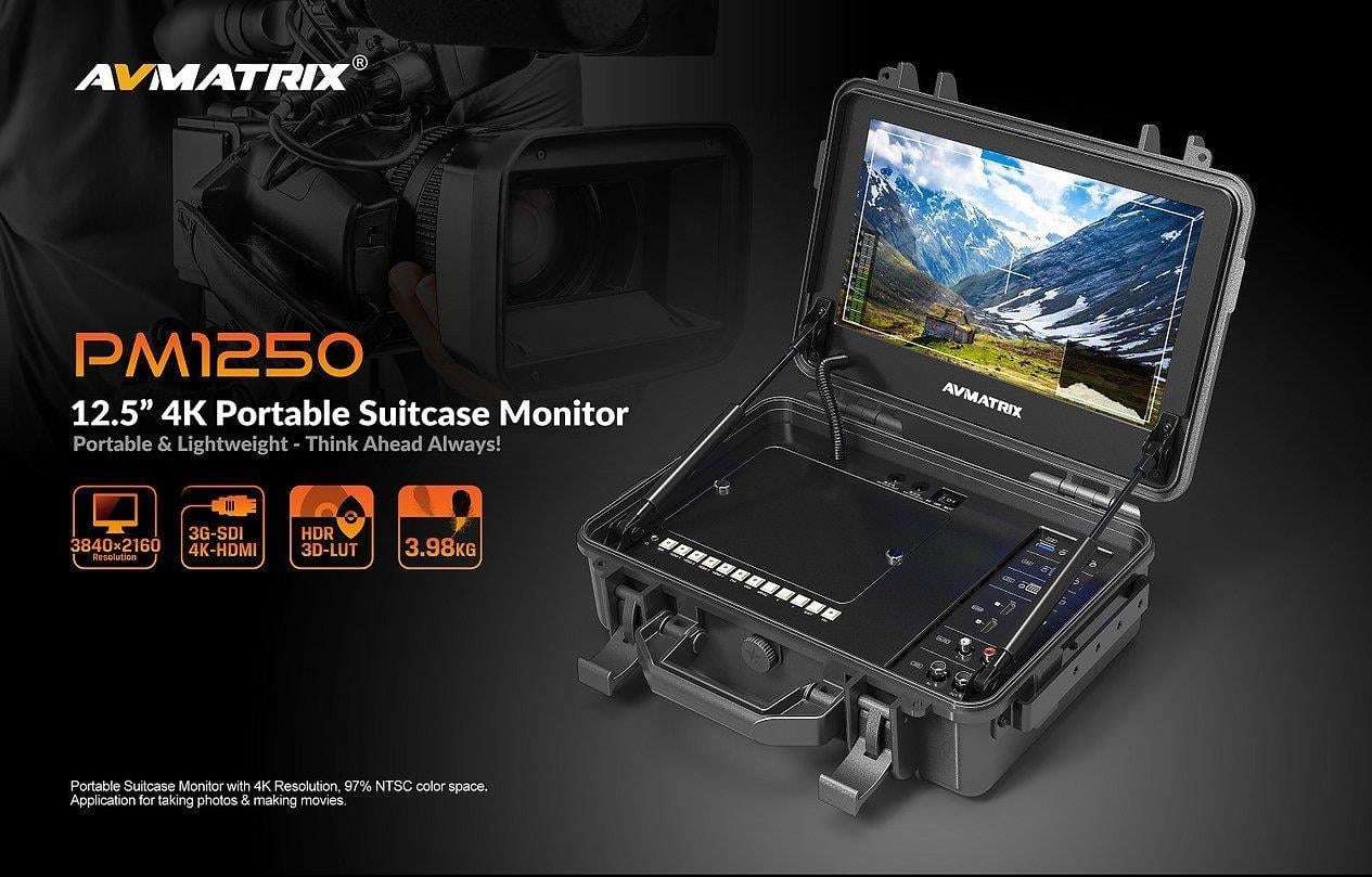 AVMatrix PM1250 12,5' 4K Taşınabilir Monitör