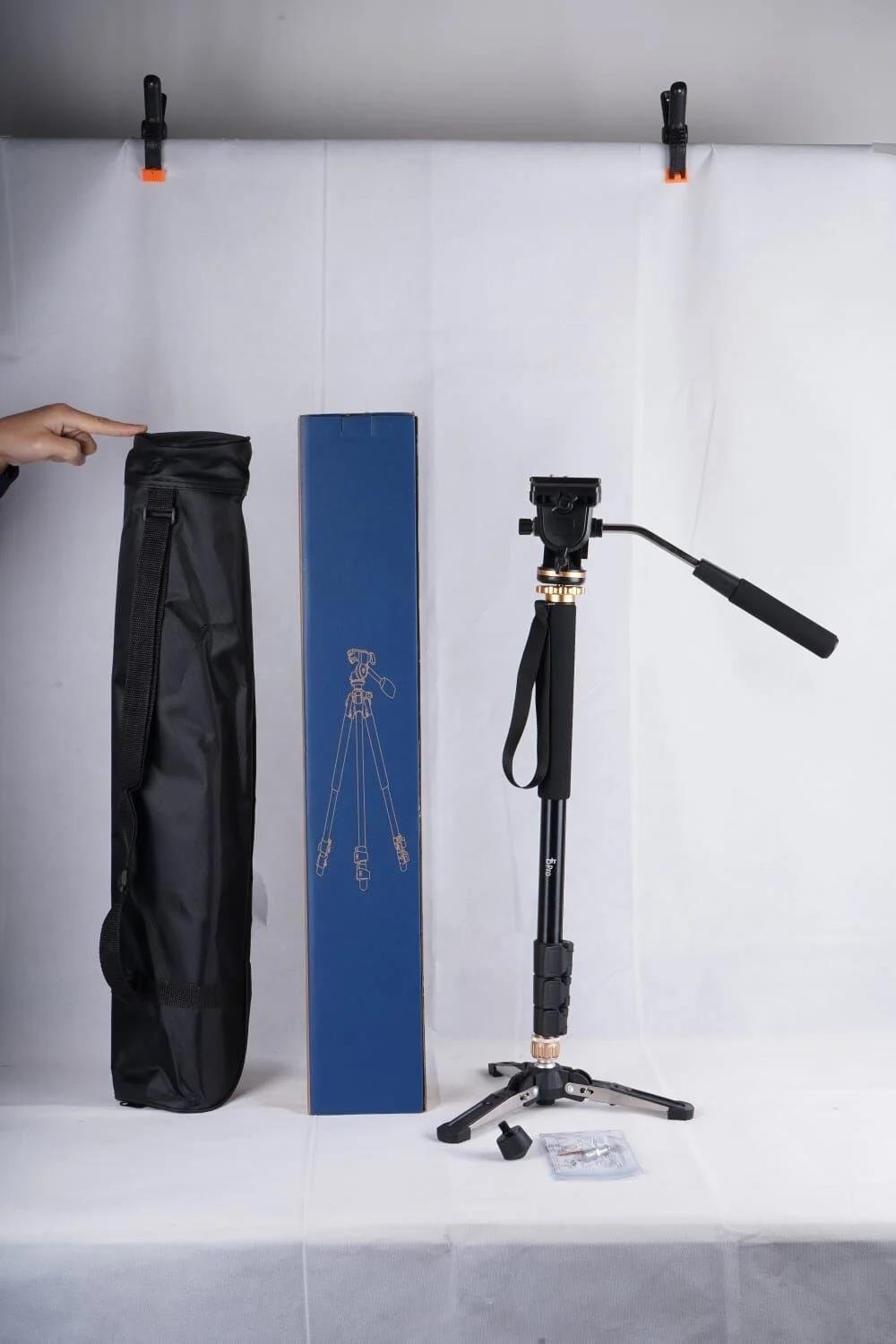 BF Pro 159 Alüminyum Ergonomik Kafa ve ayaklı Monopod