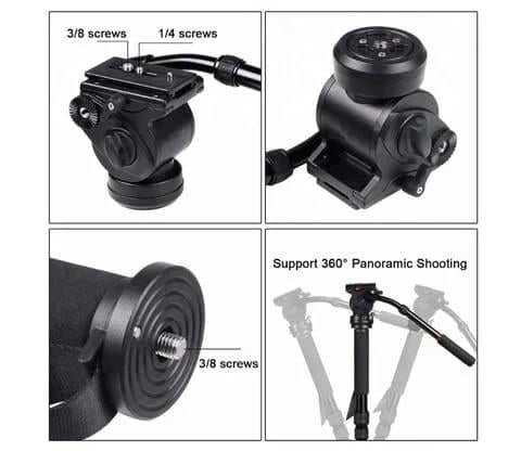 BF Pro 159 Alüminyum Ergonomik Kafa ve ayaklı Monopod