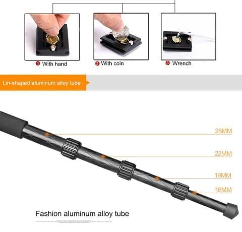 BF Pro 999H Alüminyum Horizantal Multi fonksiyon Tripod-Monopod