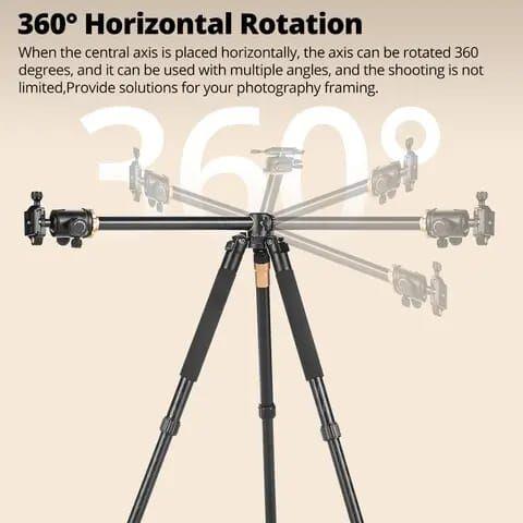 BF Pro 999H Alüminyum Horizantal Multi fonksiyon Tripod-Monopod