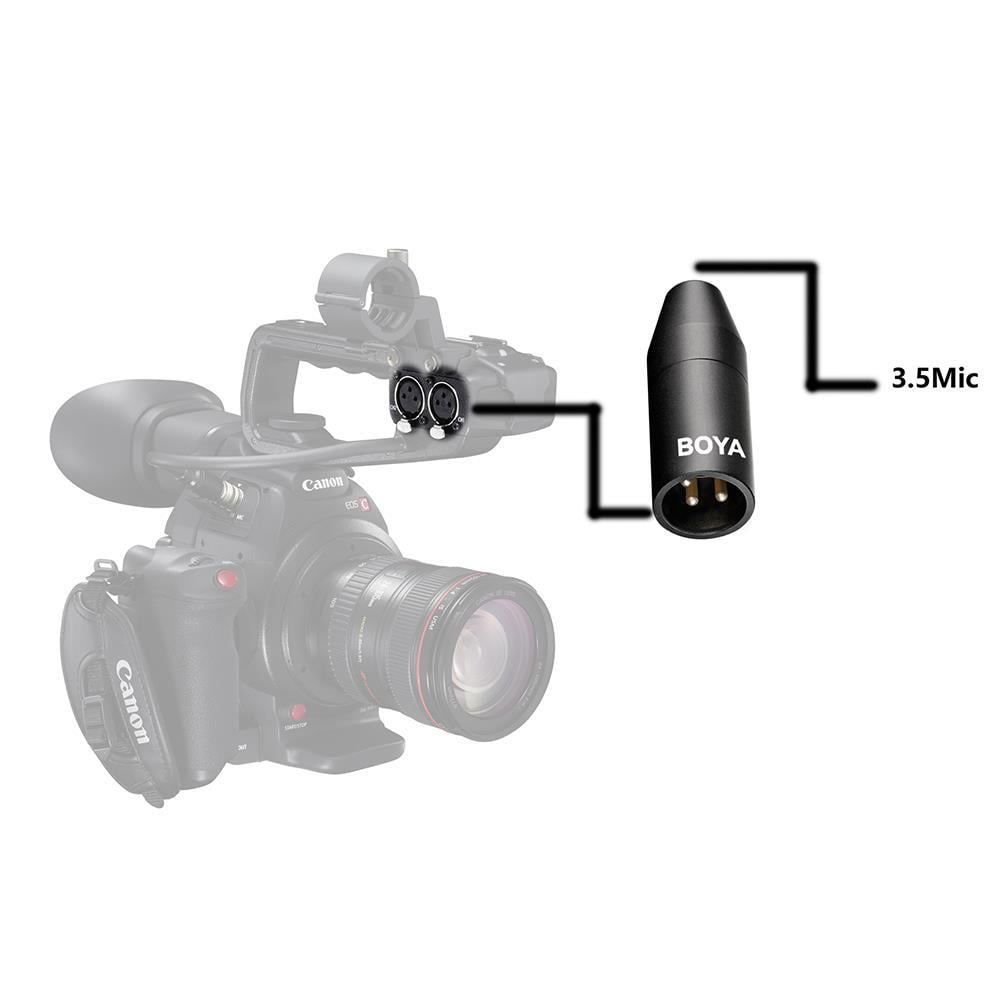 Boya 35C-XLR 3.5mm Stereo to XLR Dönüştürücü