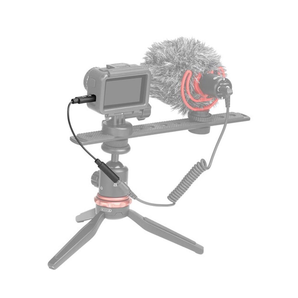 Boya BY-K7 Dji Osmo Action Mikrofon Adaptörü