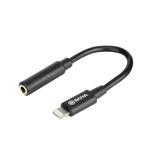 Boya BY-K8 3.5mm TRS / Lightning Mikrofon Adaptörü