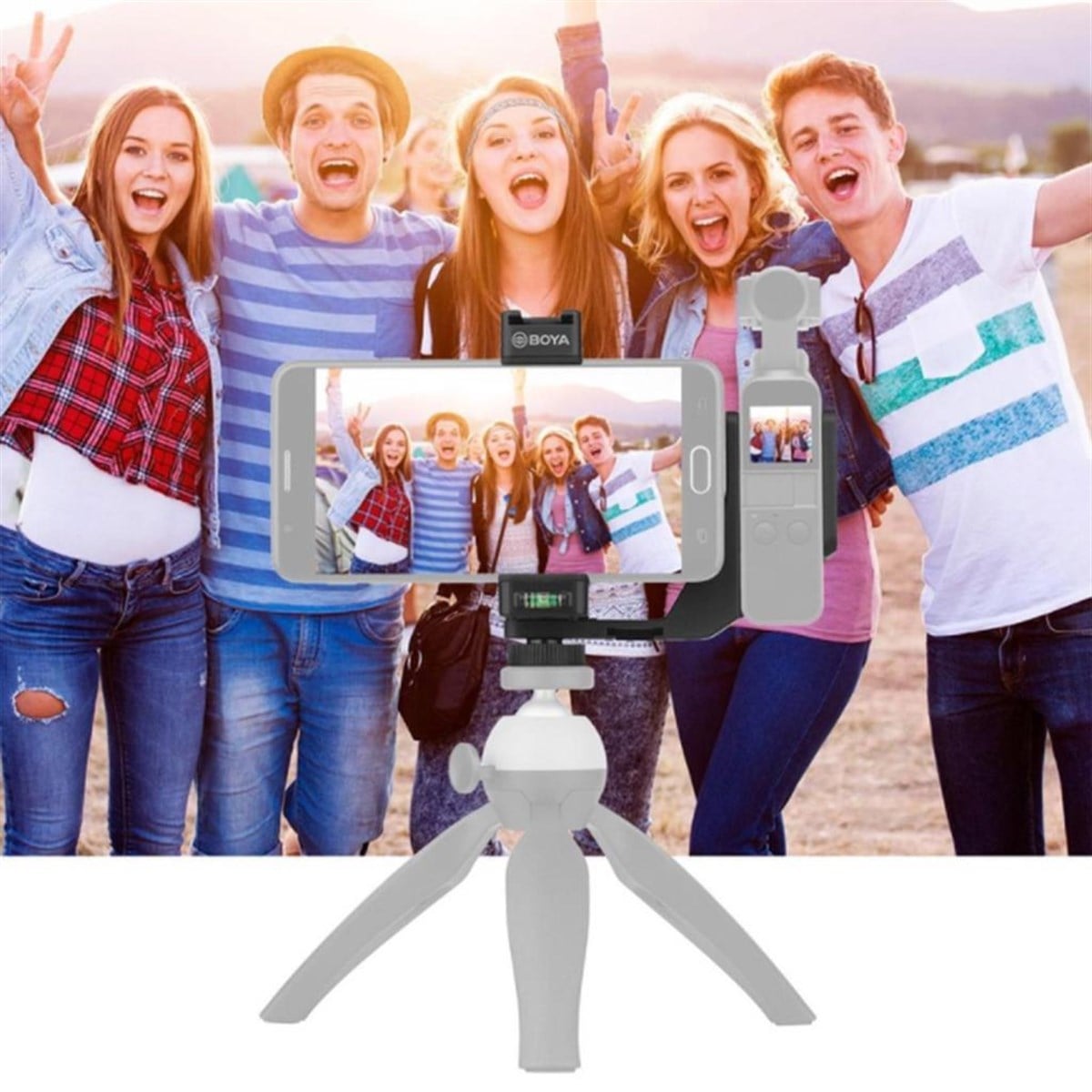 Boya BY-PSC1-OP Dji Osmo Pocket  Telefon Standı 