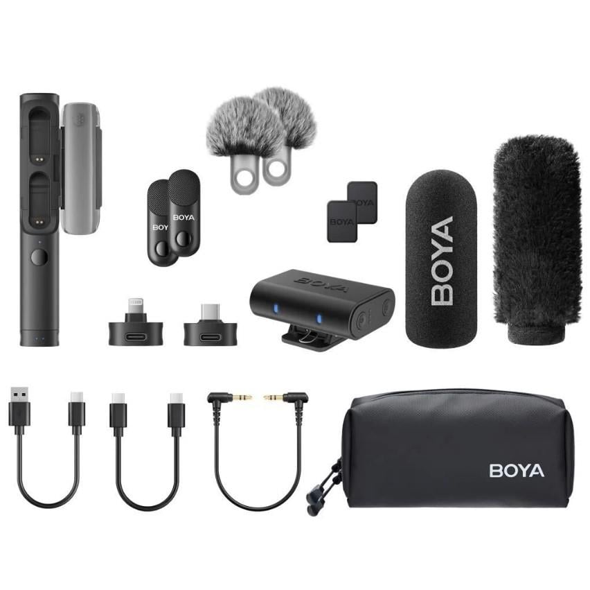 BOYA Magic Al-Powered Transformable Mini Wireless Mikrofon - SKU02