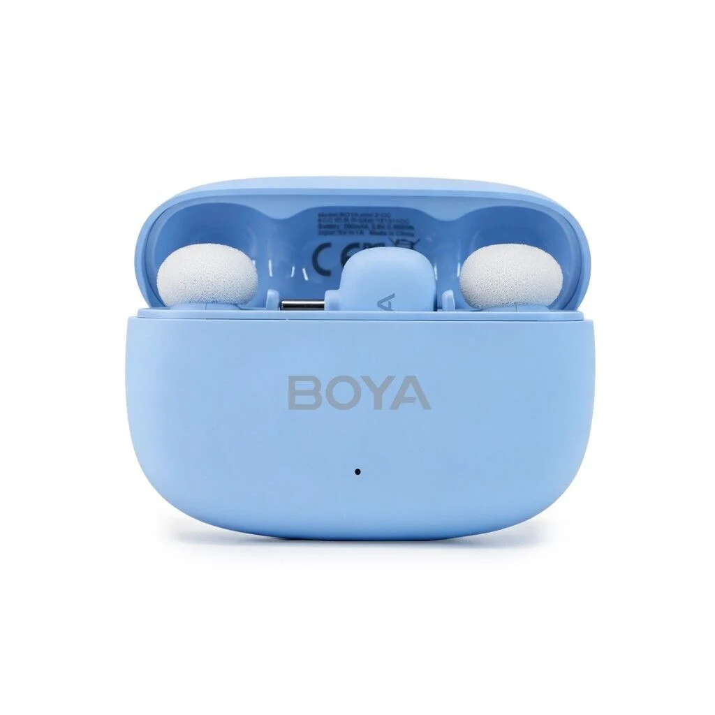 BOYA Mini 2 AI Kablosuz Yaka Mikrofonu Type-C Mavi - SKU02B