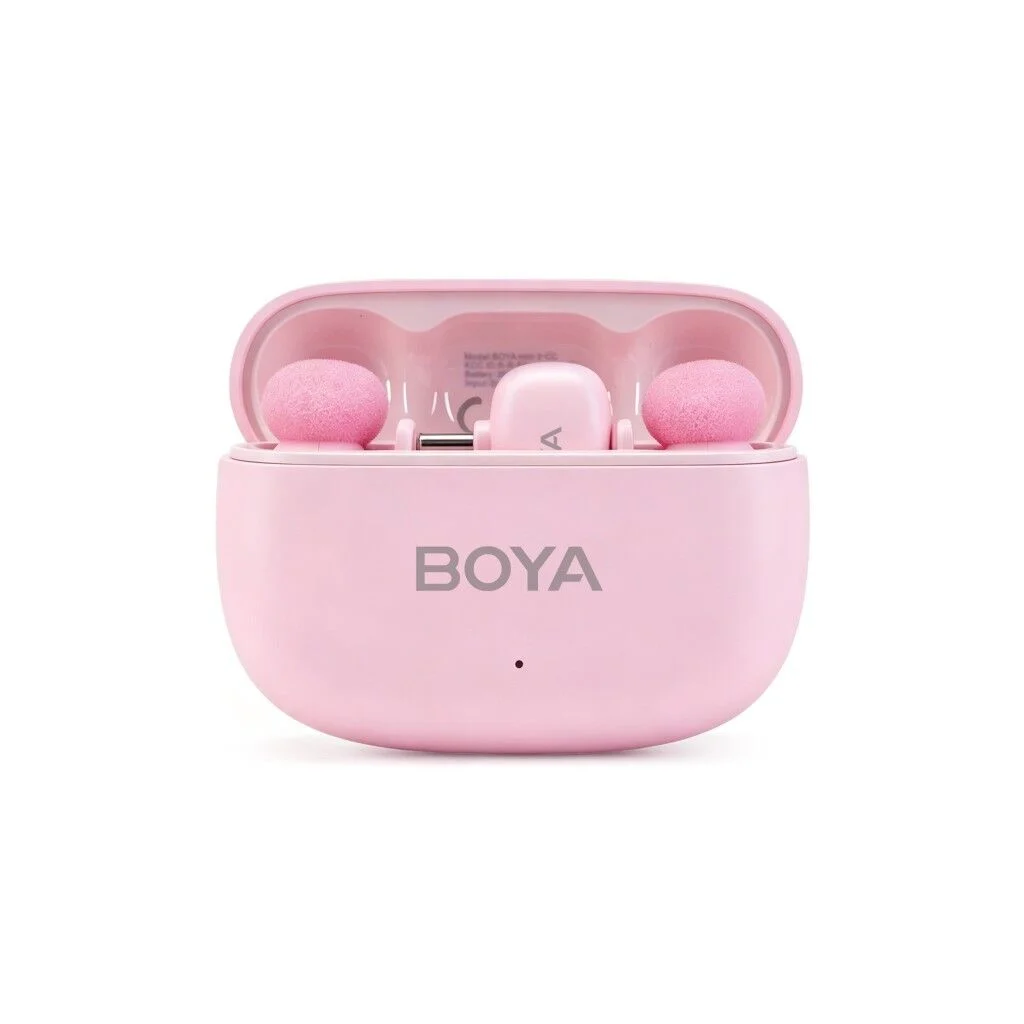 BOYA Mini 2 AI Kablosuz Yaka Mikrofonu Type-C Pembe - SKU02P