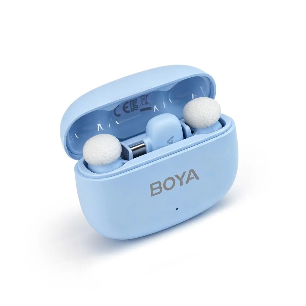 BOYA Mini 2 AI Kablosuz Yaka Mikrofonu Type-C Mavi - SKU02B