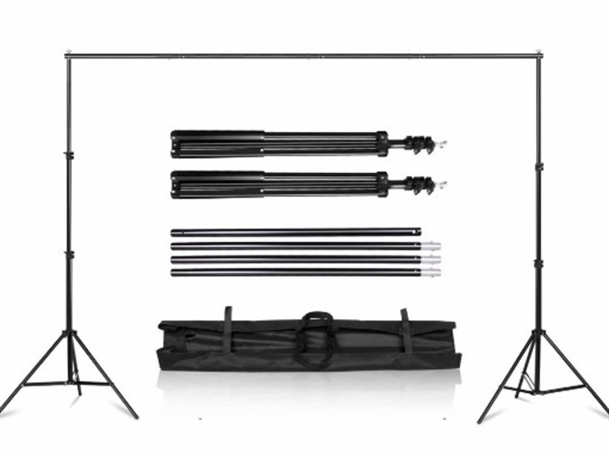 Camten DS-2006 Backdrop Stand 2.65x3m Portatif Fon Standı