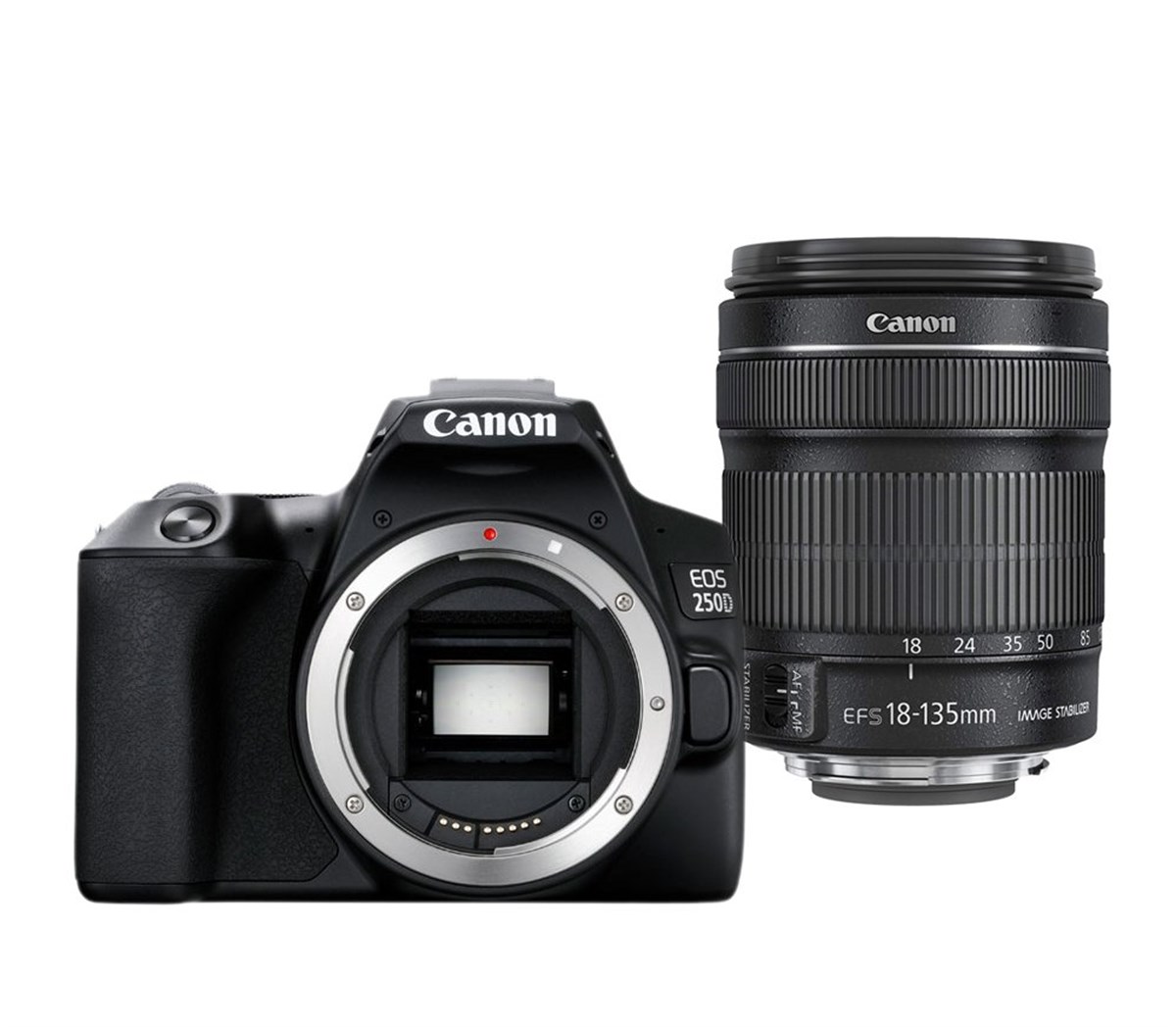 Canon EOS 250D 18-135mm IS STM Lensli Fotoğraf Makinesi