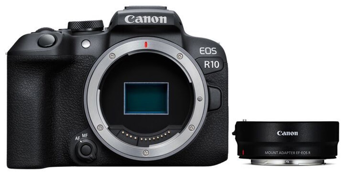 Canon EOS R10 Body + Canon EF-EOS R Mount Adaptör