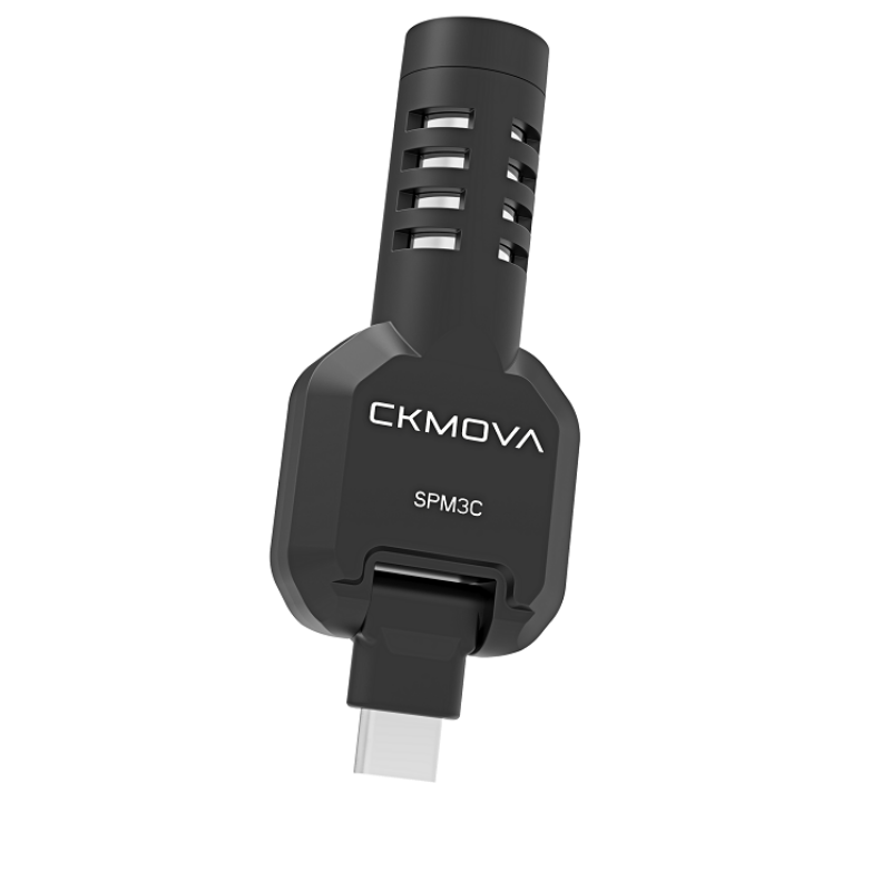 Ckmova SPM3C Android Telefonlar Için Type-C Konnektörlü Kompakt Mikrofon