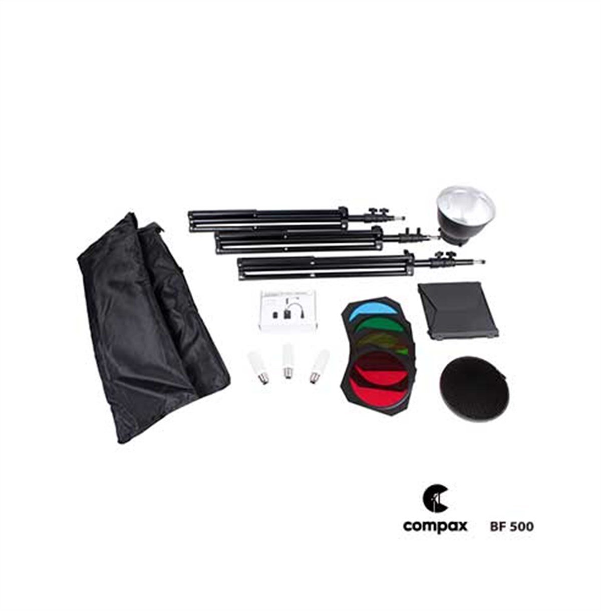 Compax BF-500 Paraflaş Seti 3'lü