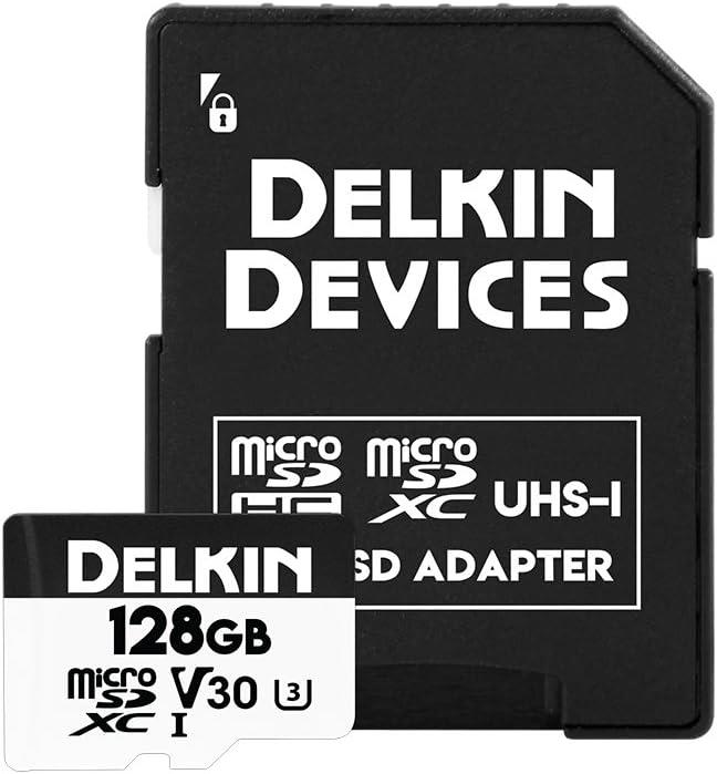 Delkin Devices 128GB HYPERSPEED microSDXC UHS-I (V30) Hafıza Kartı