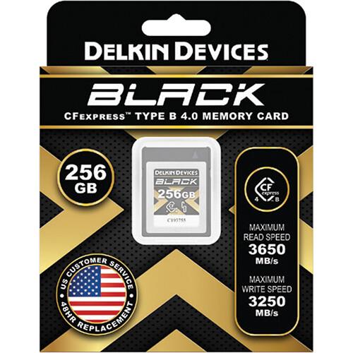 Delkin Devices 256GB SİYAH 4.0 CFexpress Tip B Hafıza Kartı