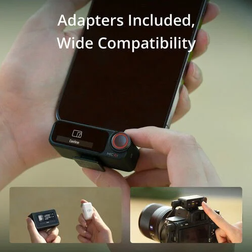 DJI Mic 2 Kompakt Dijital Kablosuz Mikrofon Sistemi (2 Kişilik)