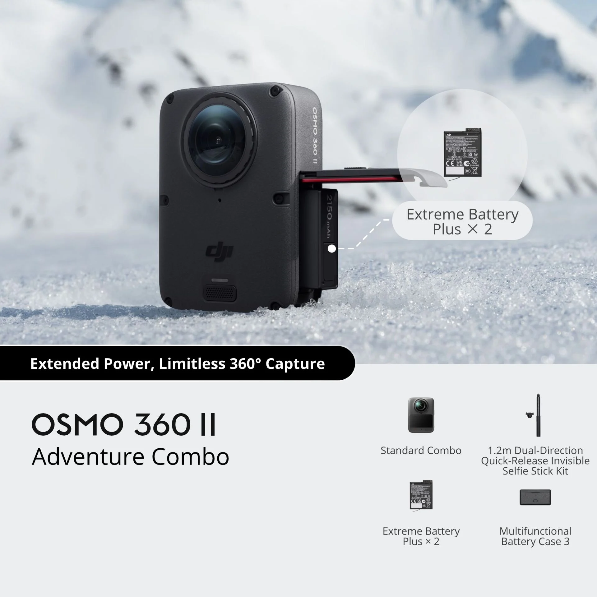 DJI Osmo 360 II Adventure Combo