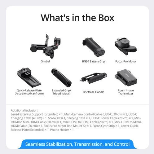 DJI RS 4 Pro Combo Gimbal
