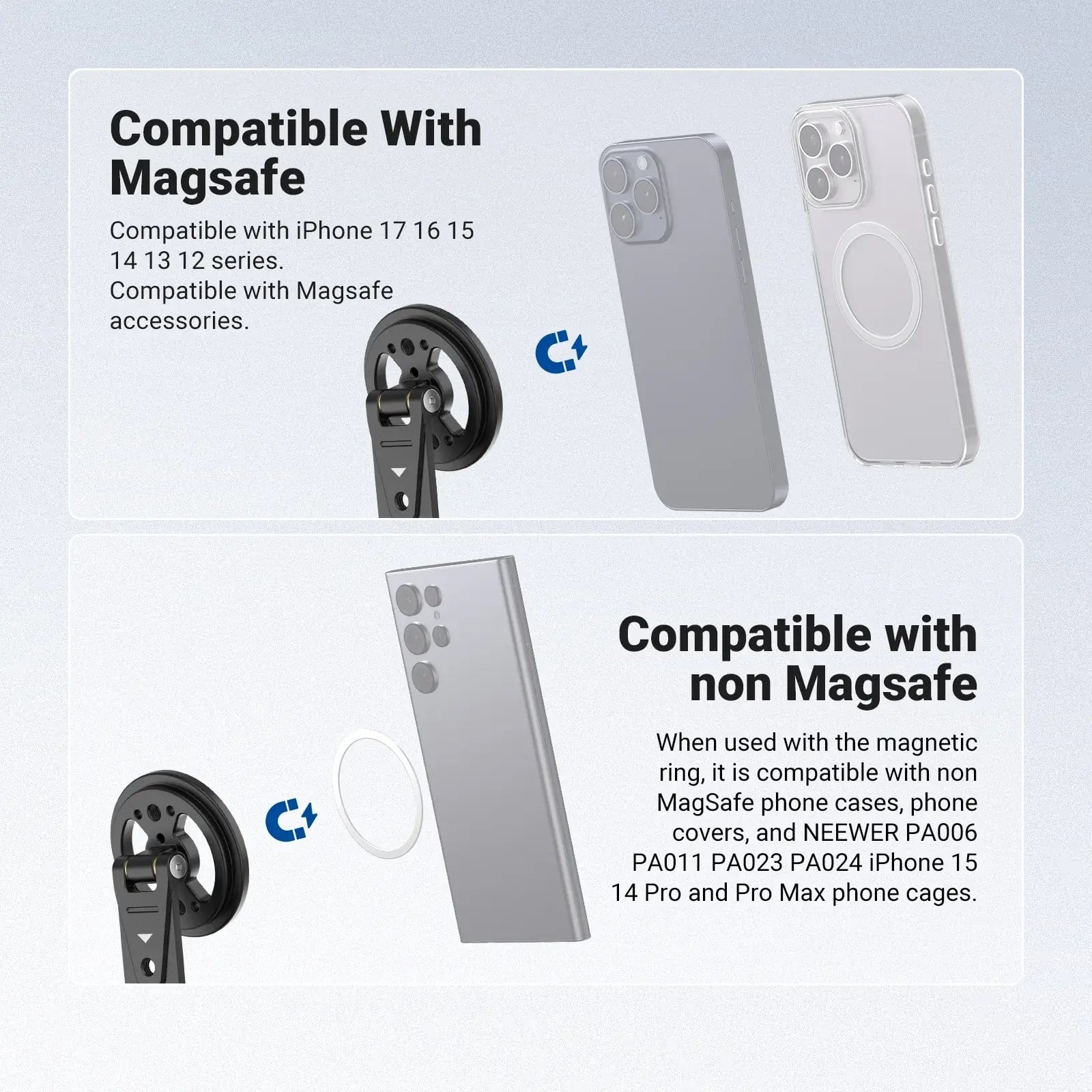 DS031 Profesyonel Manyetik Telefon Tripod Bağlantı Aparatı