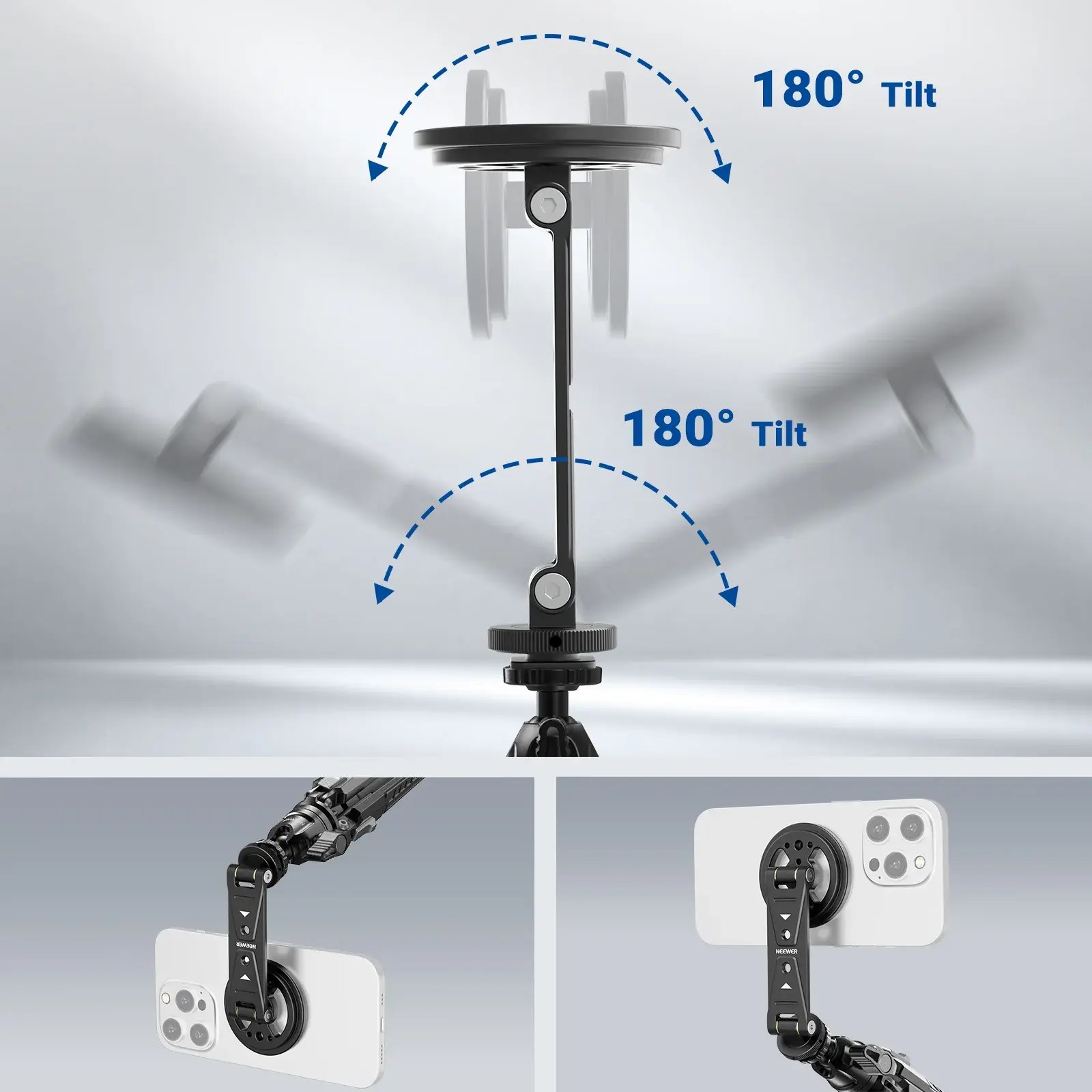 DS031 Profesyonel Manyetik Telefon Tripod Bağlantı Aparatı