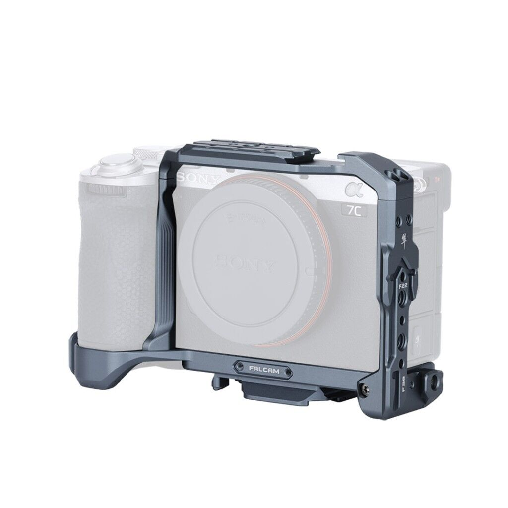 FALCAM F22 F38 F50 Quick Release Camera Cage A7C II Uyumlu Kamera Kafesi Gri - C00B3A01
