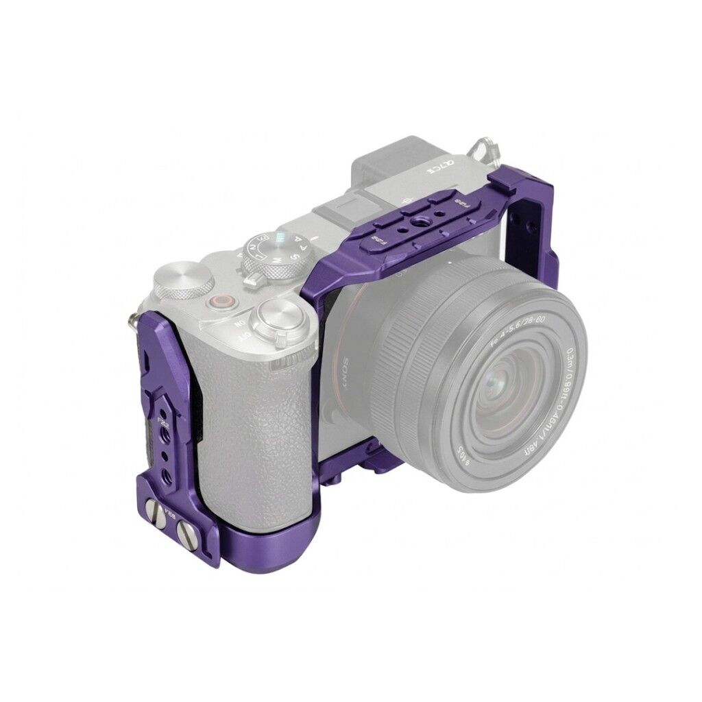FALCAM F22 F38 F50 Quick Release Camera Cage A7C II Uyumlu Kamera Kafesi Mor - C00B3A01P