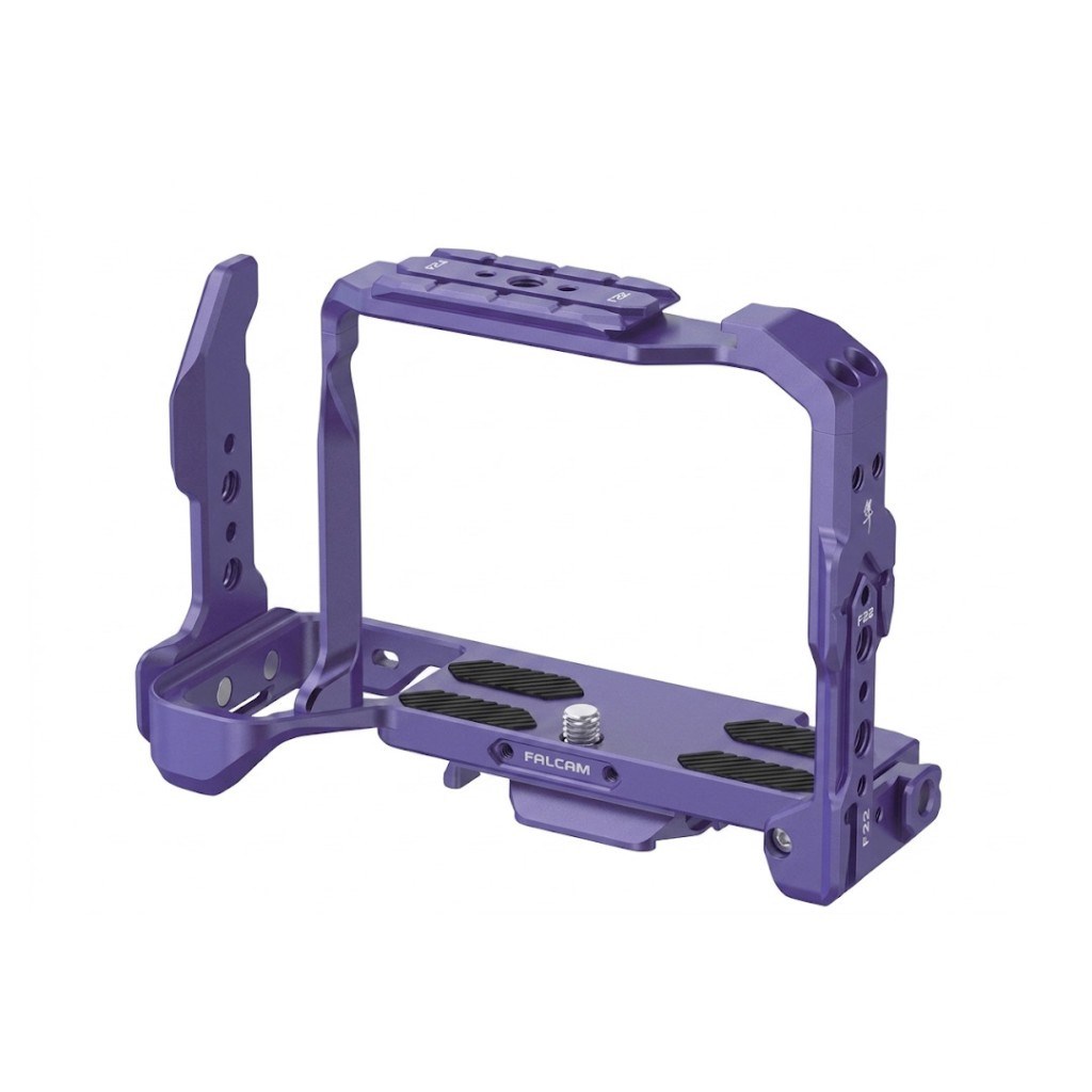 FALCAM F22 F38 F50 Quick Release Camera Cage A7C II Uyumlu Kamera Kafesi Mor - C00B3A01P