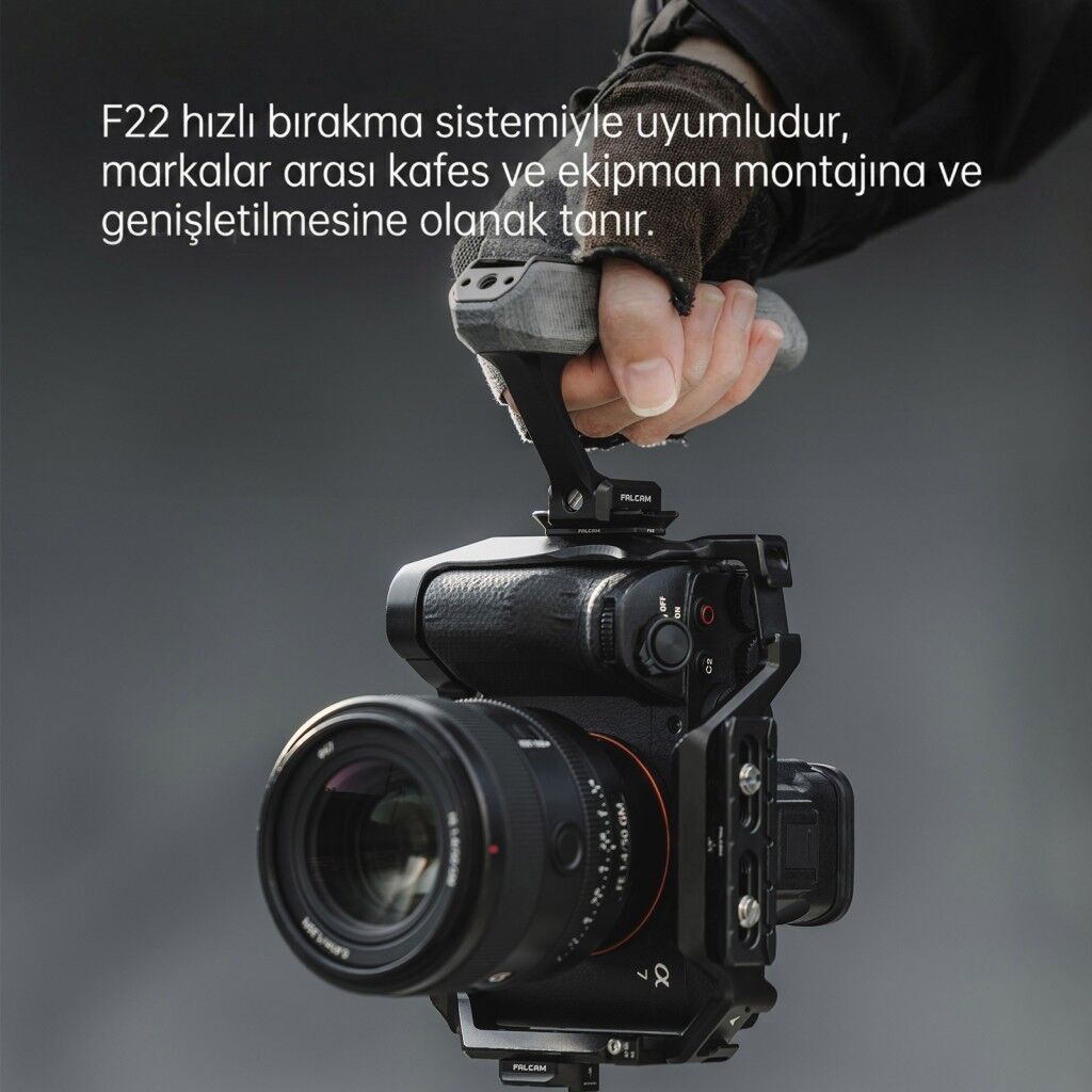 Falcam F22 Portable Top Handle Üst Tutma Kolu Siyah - F22A3A12B