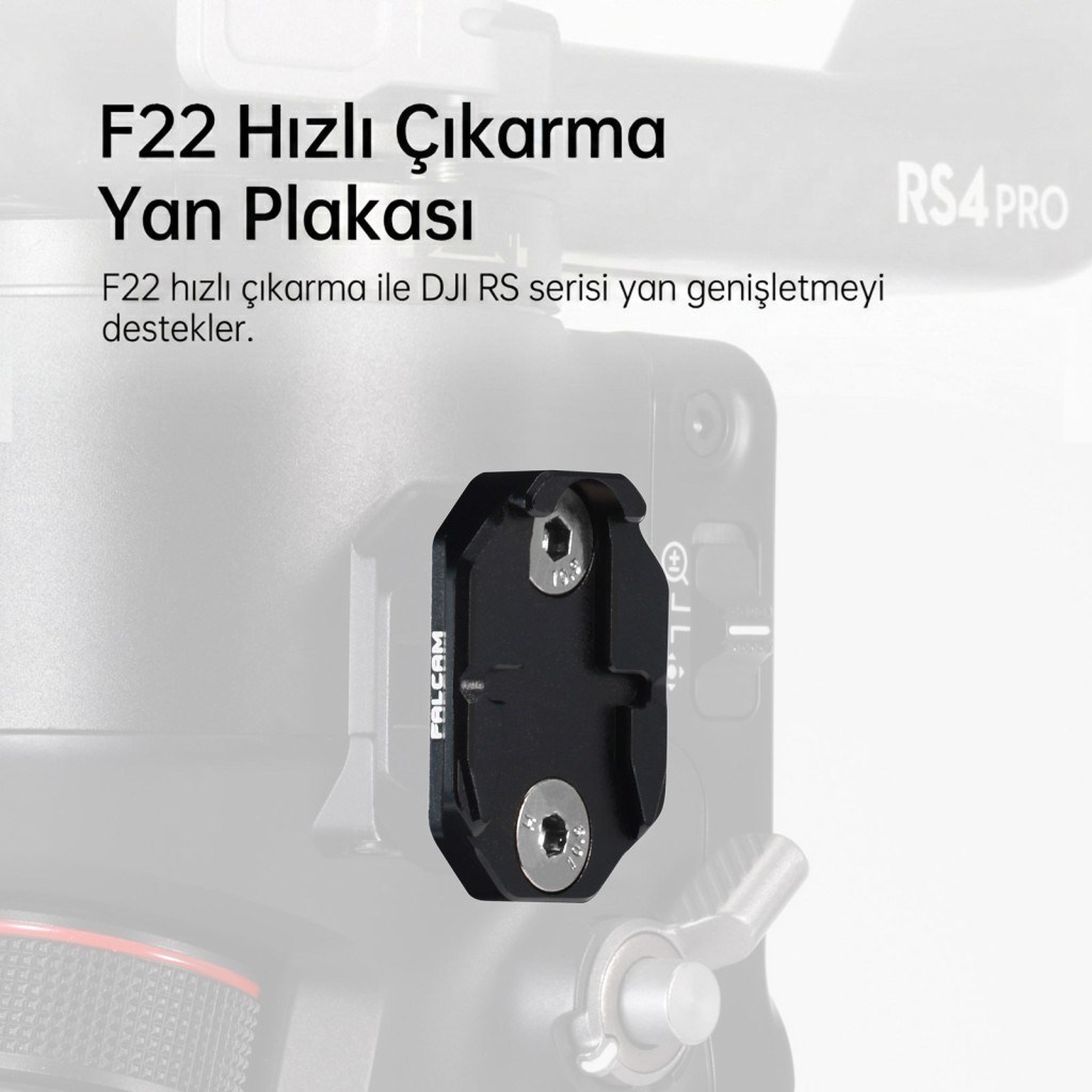 FALCAM F22 Quick Release Ronin Stabilizer Side Panel Yan Bağlantı Plakası - 2569B