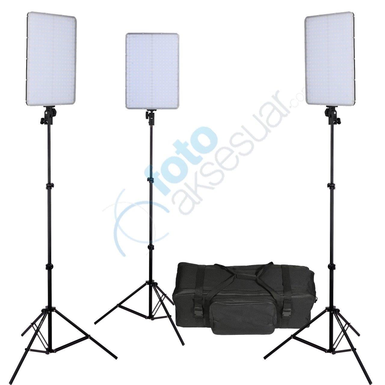 Fancier CM480D Led 3'lü Sürekli Işık Seti