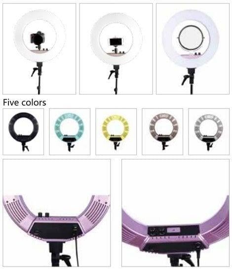 Fancier FL-06 Ring Light Led (Halka Işık) Siyah  AYAK DAHİL