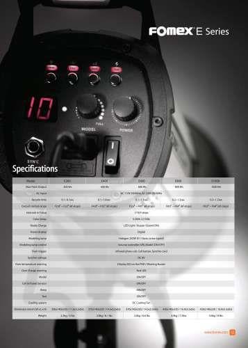Fomex E-400 w/s Paraflash